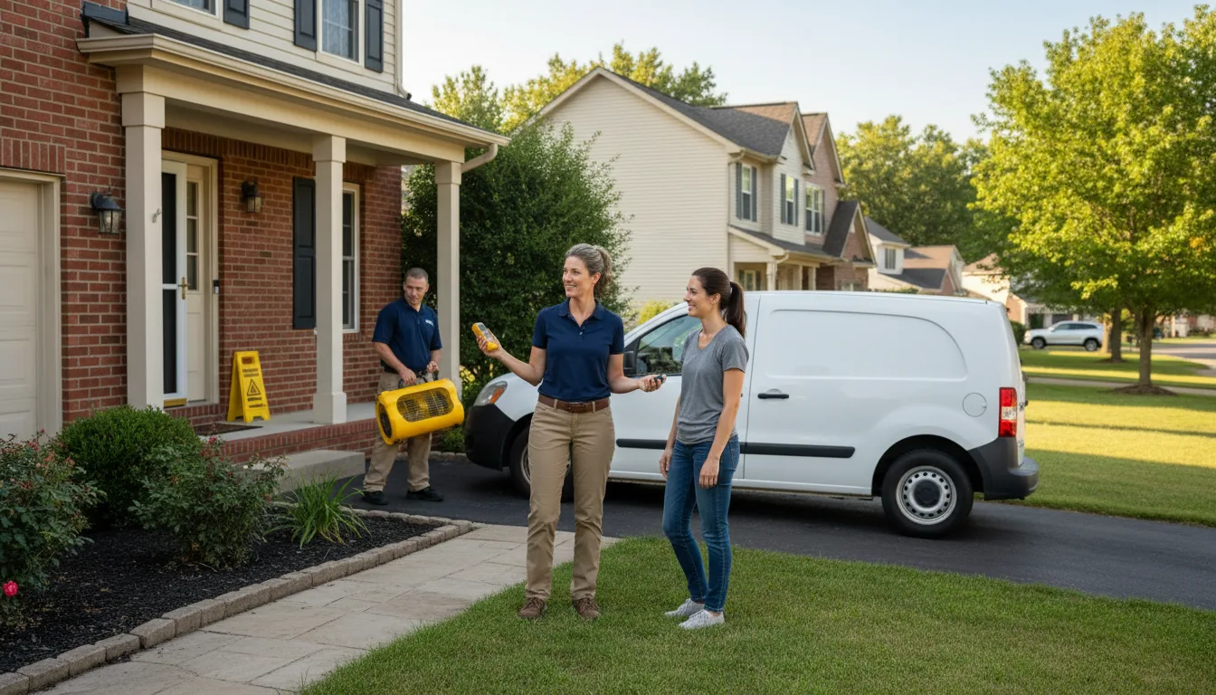 Water restoration image for Dehumidification And Cleanup Services in Grapeland, TX